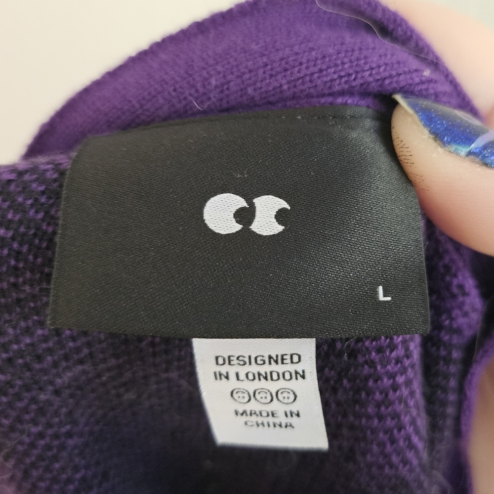 Lazy Oaf Diamond Pattern Cardigan - image 2